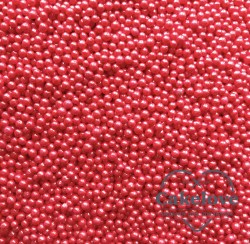 красные шарики 2 мм жемчуг